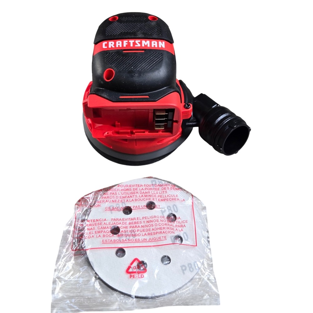 Craftsman CMCW220 V20 Cordless Random Orbit Sander 5" Bare Tool‎ Tested
